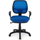 Idimex Kinderdraaistoel COOL-1, in hoogte verstelbaar - Blauw