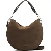 Coccinelle Sunup Suede | Hobo tas leer | olijf