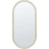 Beliani CHIDDES - LED-badkamerspiegel - Zilver - Glas