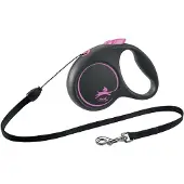 Flexi Rollijn Black Design Koord S Roze 5 M