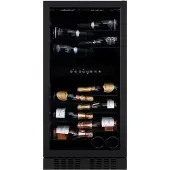 Dunavox Sera-58 Wijnkoelkast DX-58.258DMB 2 Zones Mat Zwart