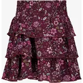 TwoDay meisjes rok met bloemenprint paars maat 110/116
