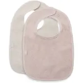 Jollein Slabber Badstof Rose/Sand 2st.