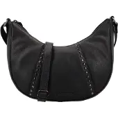 Hide & Stitches Moonbag Schoudertas Redwood Zwart