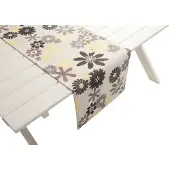 2lif Capri Outdoor Tafelloper grijs geel 42x145cm