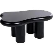 Beliani ONDLE - Salontafel - Zwart - MDF