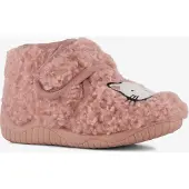 Thu!s meisjes teddy pantoffels met kat roze maat 22