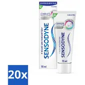 Sensodyne 20 x - Tandpasta - Complete Protection + Advanced Whitening - Witte Tanden - 75 ml - Gevoelige Tanden - Tandpasta - Whitening - Tanden Reinigen - Tanden Beschermen