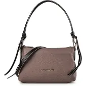 Valentino schoudertas Fiamma Re Shoulder Bag Taupe / Nero