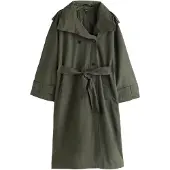 Next - Dames - Regenbestendige trenchcoat - Groen