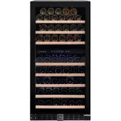 Dunavox DX-94.270DMBK vrijstaande wijnkoelkast mat zwart zuinig energieklasse G