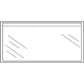 Reprint.Nl - Paklijstenvelop zelfklevend blanco 225x122mm 1000st
