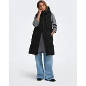 JDY Blair Long Hooded Puffer Bodywarmer Dames XXL