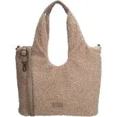 Beagles Fluffy Teddy Shopper/Schoudertas Nancy Taupe