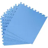 vidaXL Zwemgrondmat 40 st Blauw 14,4 m² EVA Schuim