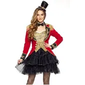 Maskworld Sexy Circusdirectrice Kostuum - Burlesque Kostuum Carnaval