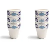 Royal Boch Boerenblauw Melkbeker 25cl set van 6