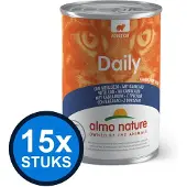 Almo Nature 15x Daily - Kattenvoer Natvoer Blik - Kabeljauw - 400g