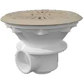 Aquasphere Fluidra ABS bodemput Ø230 mm - beige