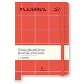 A-Journal A4 My Journal Agenda 2027 - Roze Rood