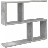 vidaXL Wandplank Betongrijs 60 x 12 x 50,5 cm Bewerkt hout