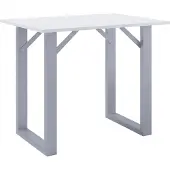 VCM Bartisch 110x80 cm, Tresen, Stehtisch, hoher Tisch, Bartresen, Hochtisch - Xona