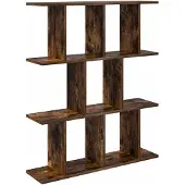 vidaXL Wandplank Gerookt eiken 80 x 20 x 96 cm Bewerkt hout
