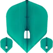 L-Style Champagne Flight Kami L3 Shape Deep Green - Dart Flights