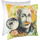 ANRO Albert Einstein Sierkussen 40x40 cm - Gobelin - Inclusief vulling