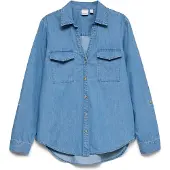Vero Moda Shirt 'VMBUMPY' blauw denim