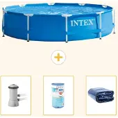Intex Framezwembad, rond - 366x76 cm - 4-delig, model S21332