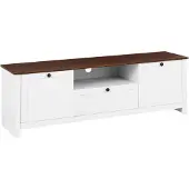 Beliani PIMBA - TV-meubel - Wit - MDF