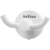 Satino Kledinghaak 2 haaks wit 332180