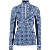 Kari Traa - Women's Rose Half-Zip - Merino-ondergoed XL, blauw