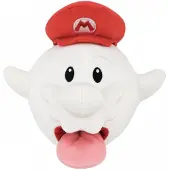 TOGETHER Super Mario pluche figuur, Boo, Mario, 21 cm