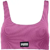 Puma Dames/Dames Streep Ronde Hals Bikinitop (Roze)