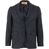 JJXX Dames Mary Stripe Enkele-Breasted Blazer (Grijs Melange)