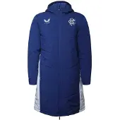 Castore Heren Rangers FC Gewatteerde Jas (Blauw/Grijs)