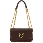 Pinko Bruin Lamsleer Schoudertas