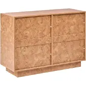 Beliani WOODEND - Ladekast 6 lades - Wortelhout-effect - Spaanplaat