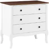 Beliani NUNDLE - Ladekast 3 lades - Wit - MDF