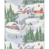 Ekelund Linneväveri Vinterliv deken 140x170 cm Multi