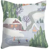 Ekelund Linneväveri Vinterliv kussenhoes 40x40 cm Multi