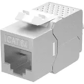 Goobay Keystone RJ45 | Cat6a STP (Zink)