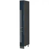 Vicco Apotheekkast Fame-Line, Donkerblauw hoogglans/Antraciet, 20 cm