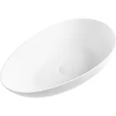 Beliani SAUZAL - Wastafel voor aanrechtblad - Wit - Solid surface