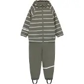 CeLaVi Regenkleding M/u Gespen - Fleece - PU - Glühbasilicum m. - - 110 - Regenkleding