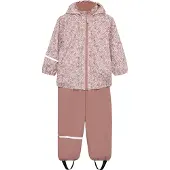 CeLaVi Regenkleding M/u Gespen - Fleece - PU - Shadow Grijs m. B - - 130 - Regenkleding