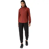 Asics Dames Core jas rood (L), Casual, Sportief, Polyester 2012D180