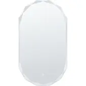 Beliani ANIZY - LED-badkamerspiegel - Zilver - Glas